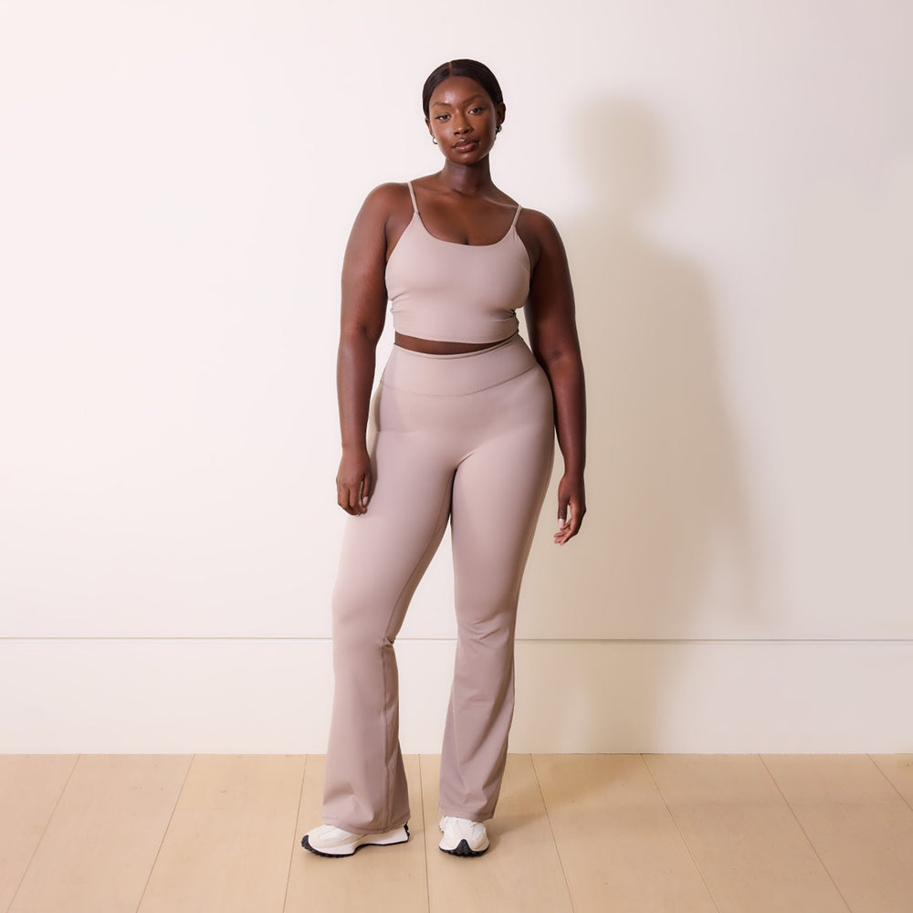 24/7 Revitalise Flare Leggings - Clay