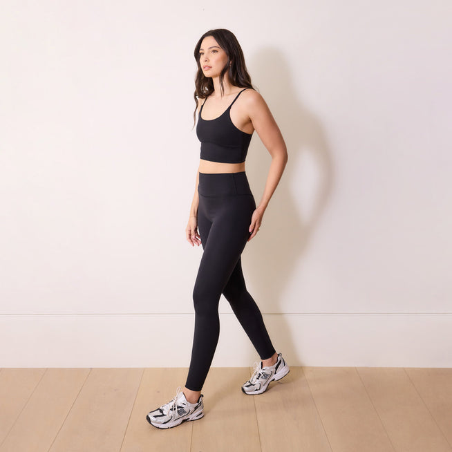 24/7 Revitalise High Waisted Leggings - Midnight Black