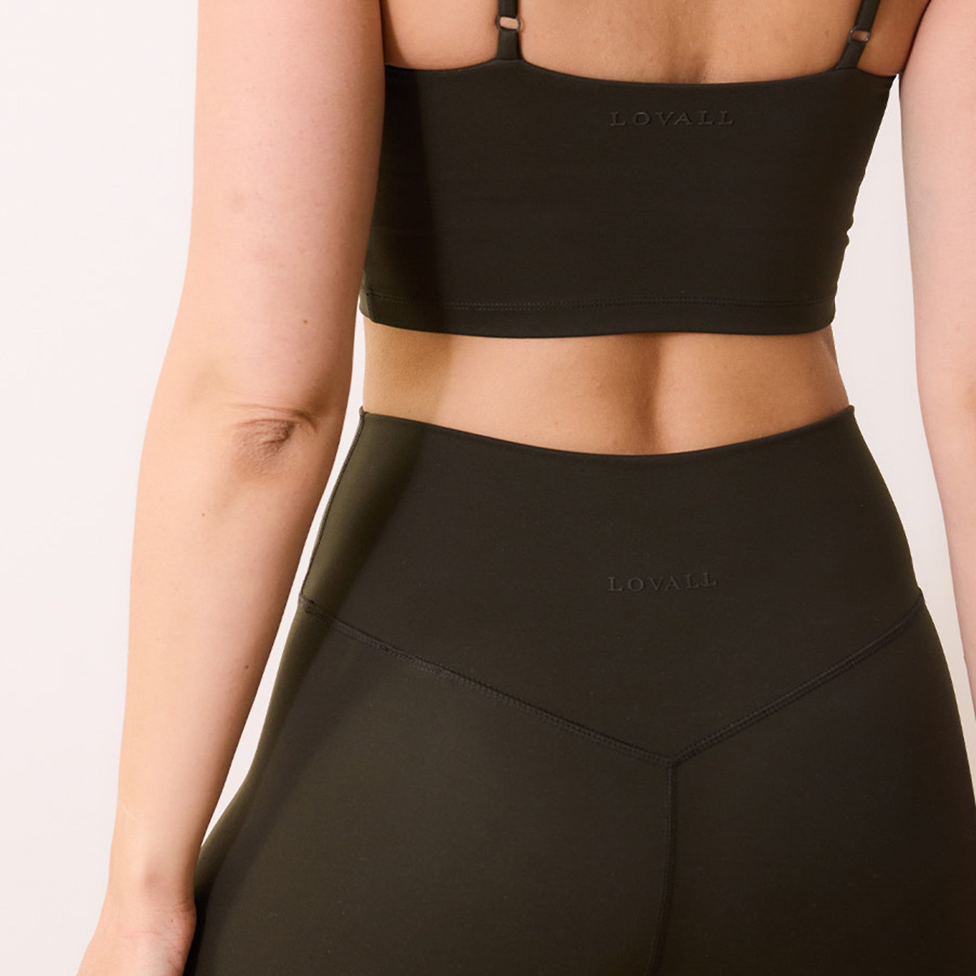 24/7 Revitalise 7/8 High Waisted Leggings - Deep Olive