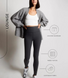 Ribbed Leggings - Shadow Grey