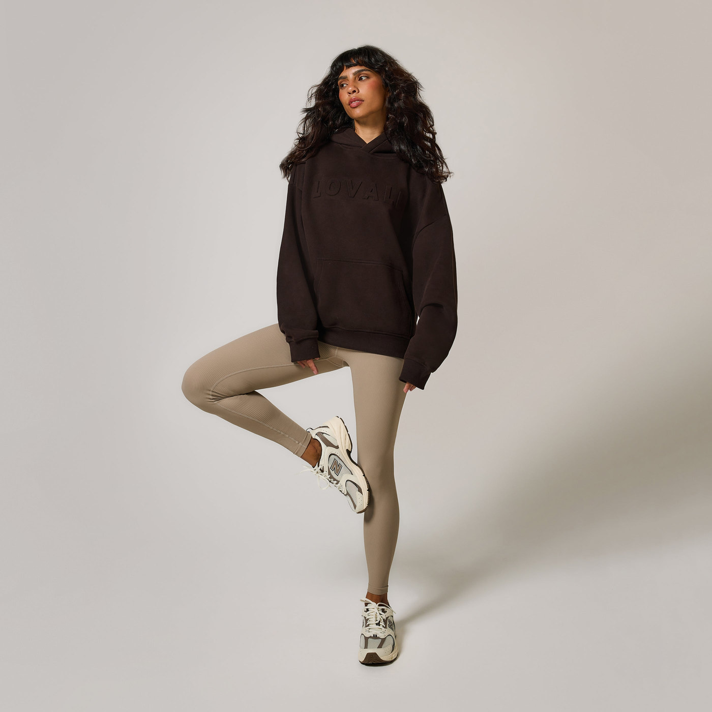 Heavyweight Oversized Hoodie - Espresso Brown