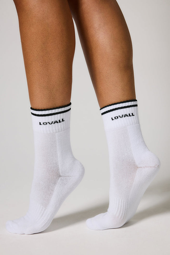 Ribbed Sports Socks - Black Coffee