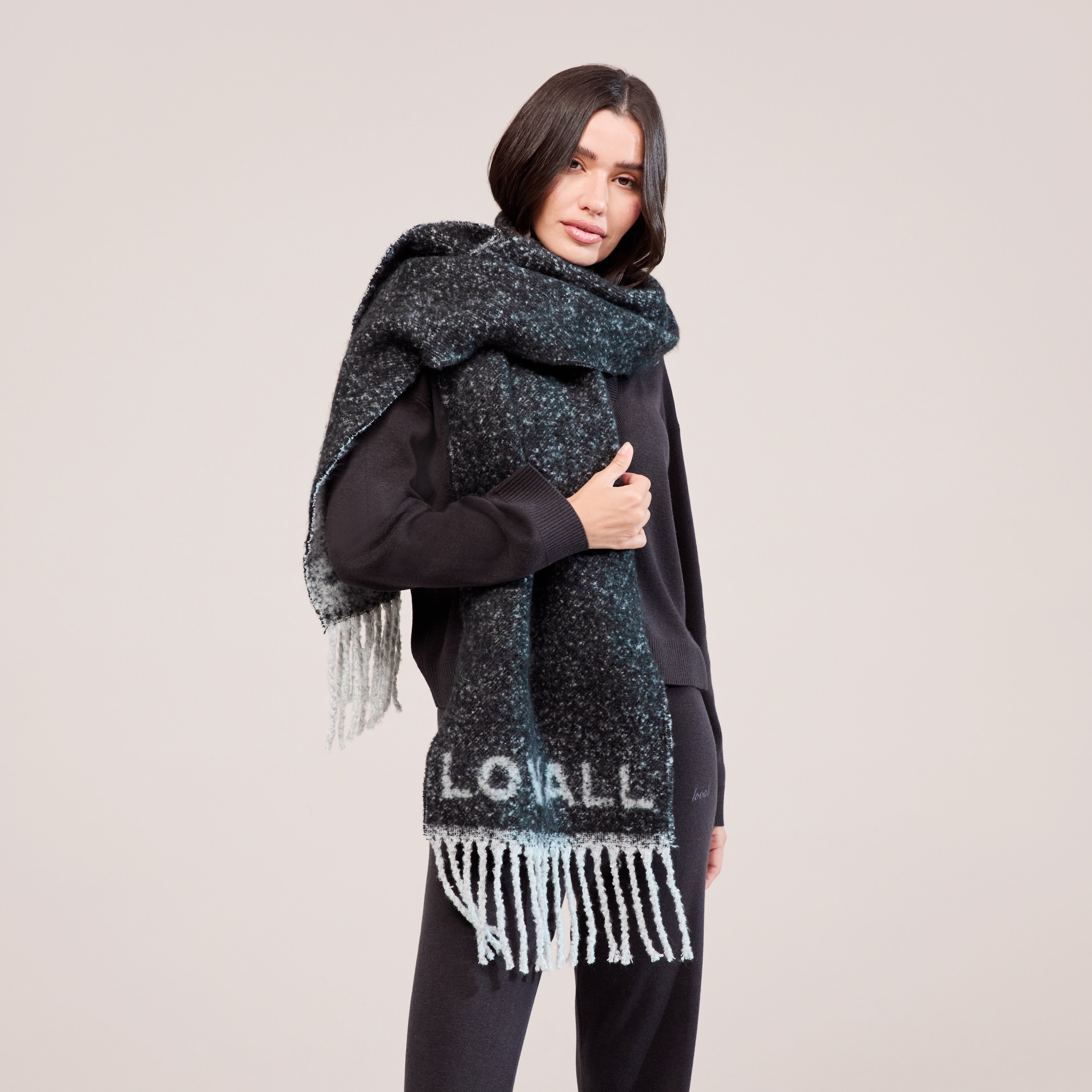 Woven Scarf - Black
