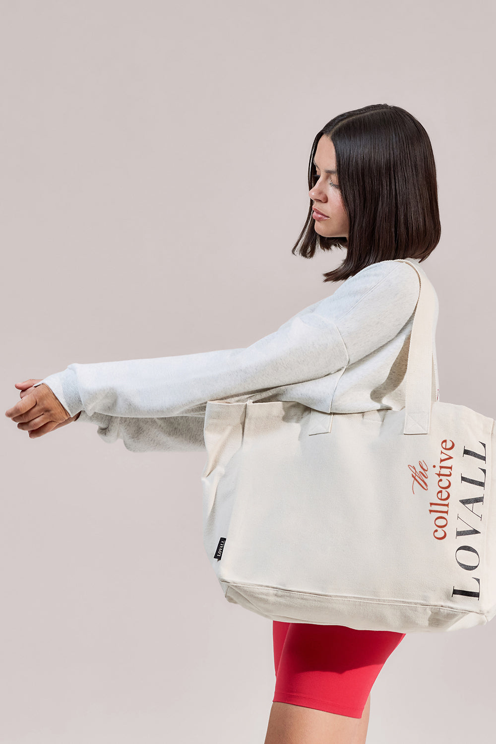 Lovall Collective Recycled Tote Bag - Ecru