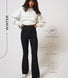 Curve Winter Flare Leggings - Black