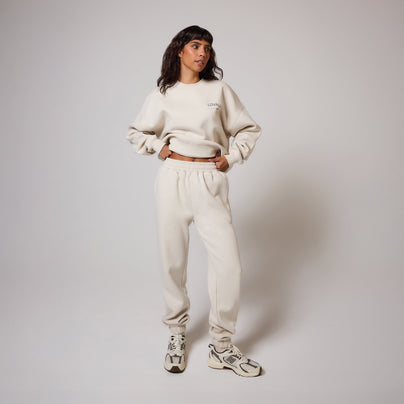ALL SZN Organic Cuffed Jogger - Ecru