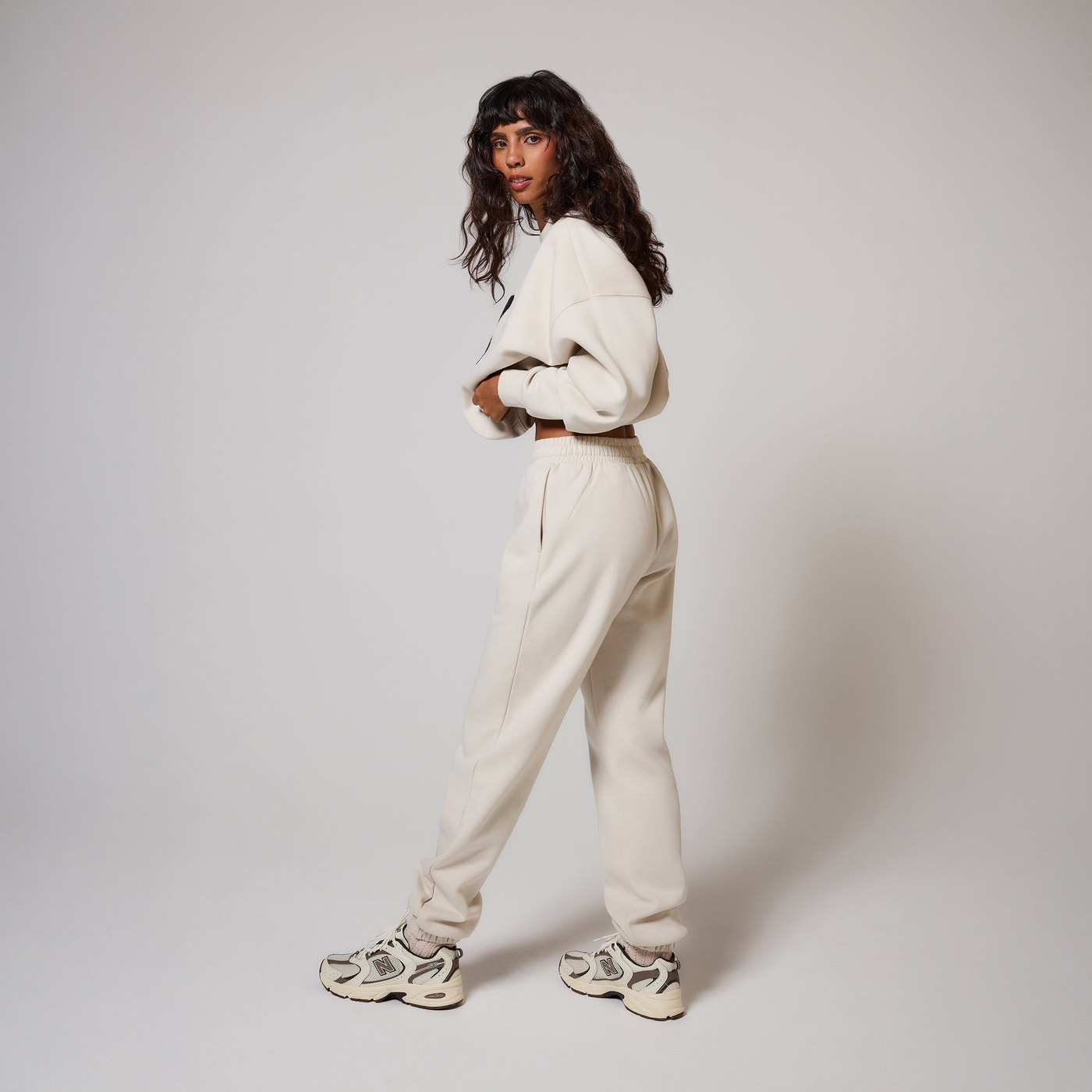 ALL SZN Organic Cuffed Jogger - Ecru