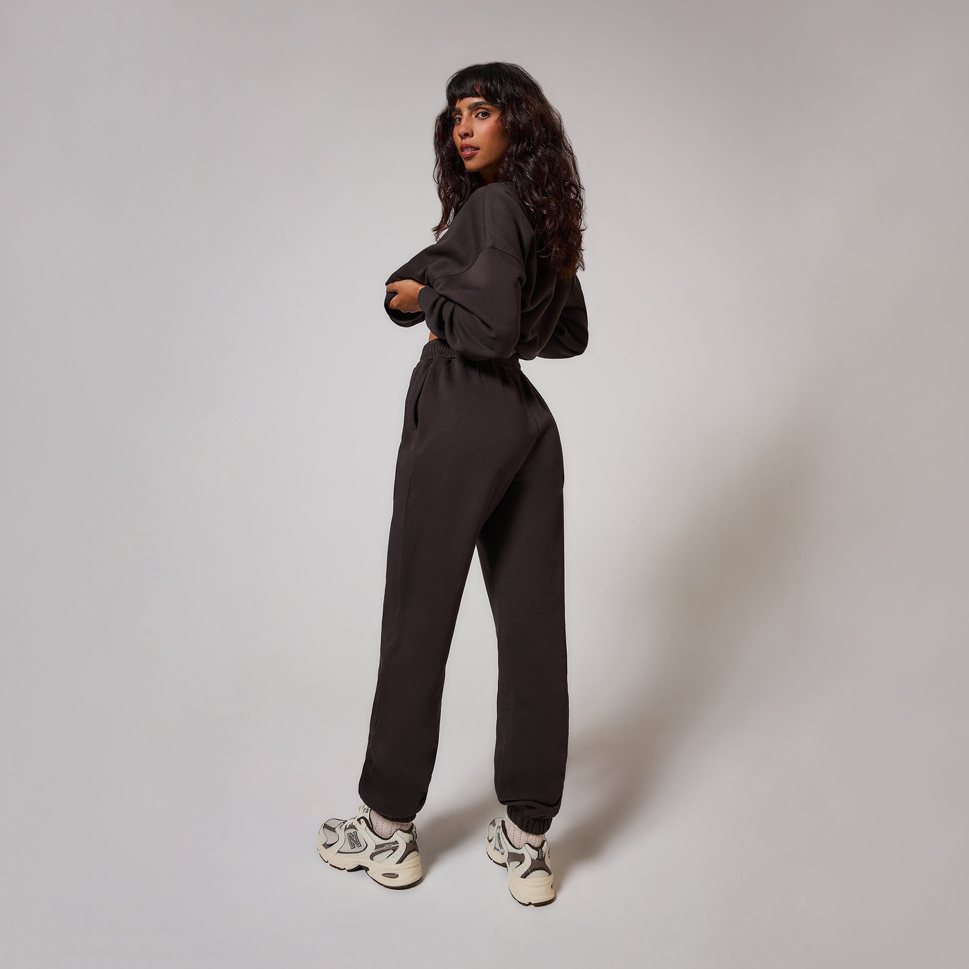 Curve ALL SZN Organic Cuffed Jogger - Black Coffee