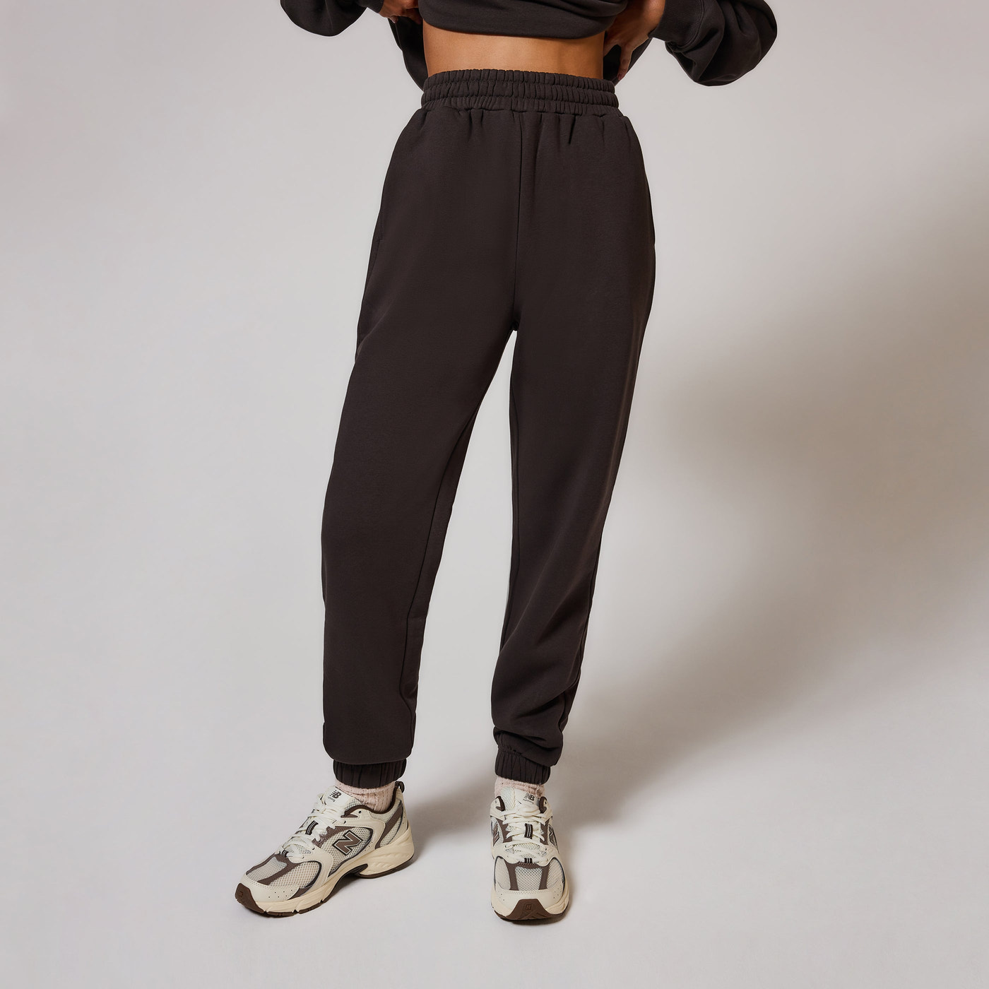 Curve ALL SZN Organic Cuffed Jogger - Black Coffee