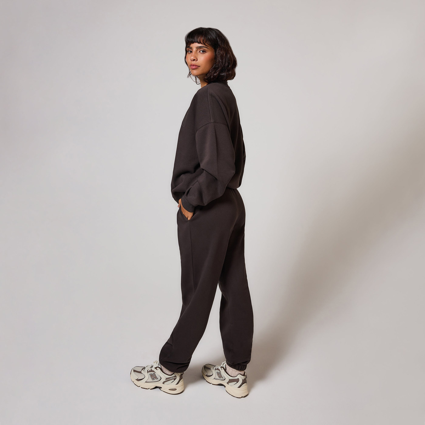 Curve ALL SZN Organic Cuffed Jogger - Black Coffee
