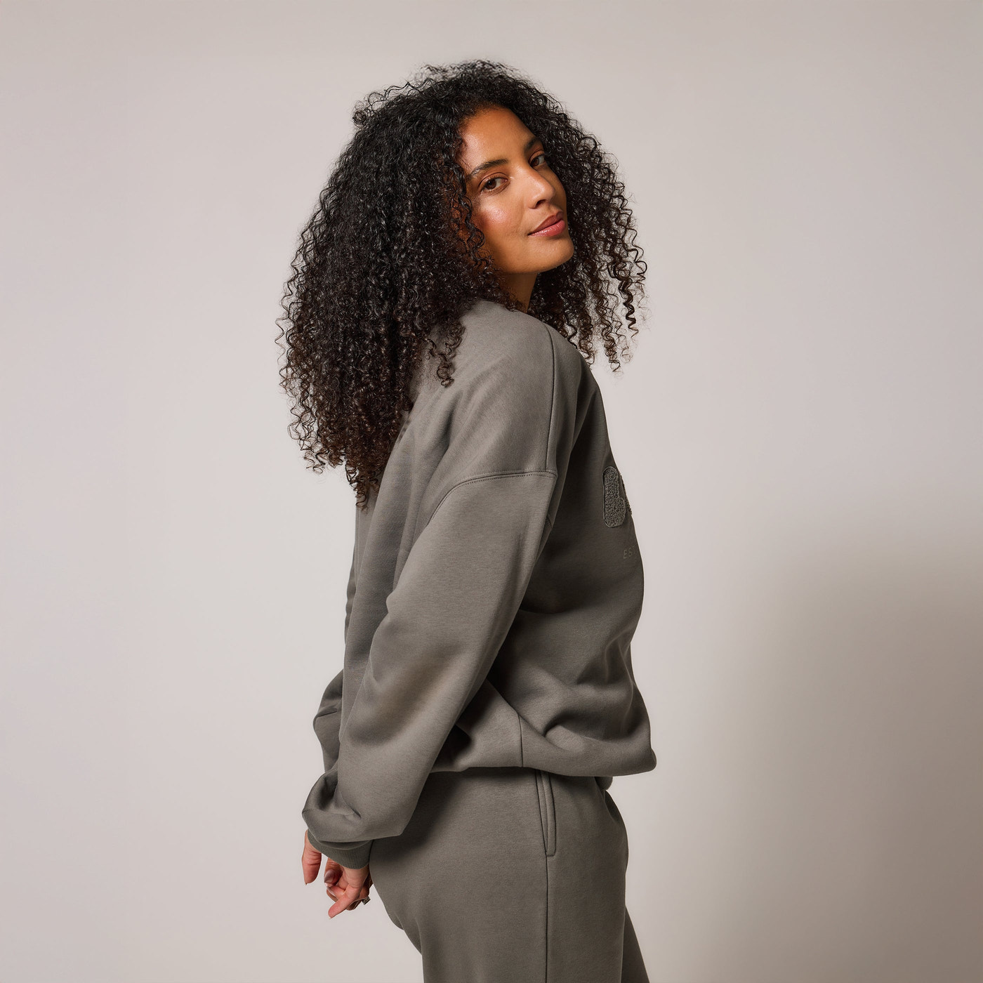 ALL SZN Organic Oversized Sweatshirt Style 2 - Slate Green