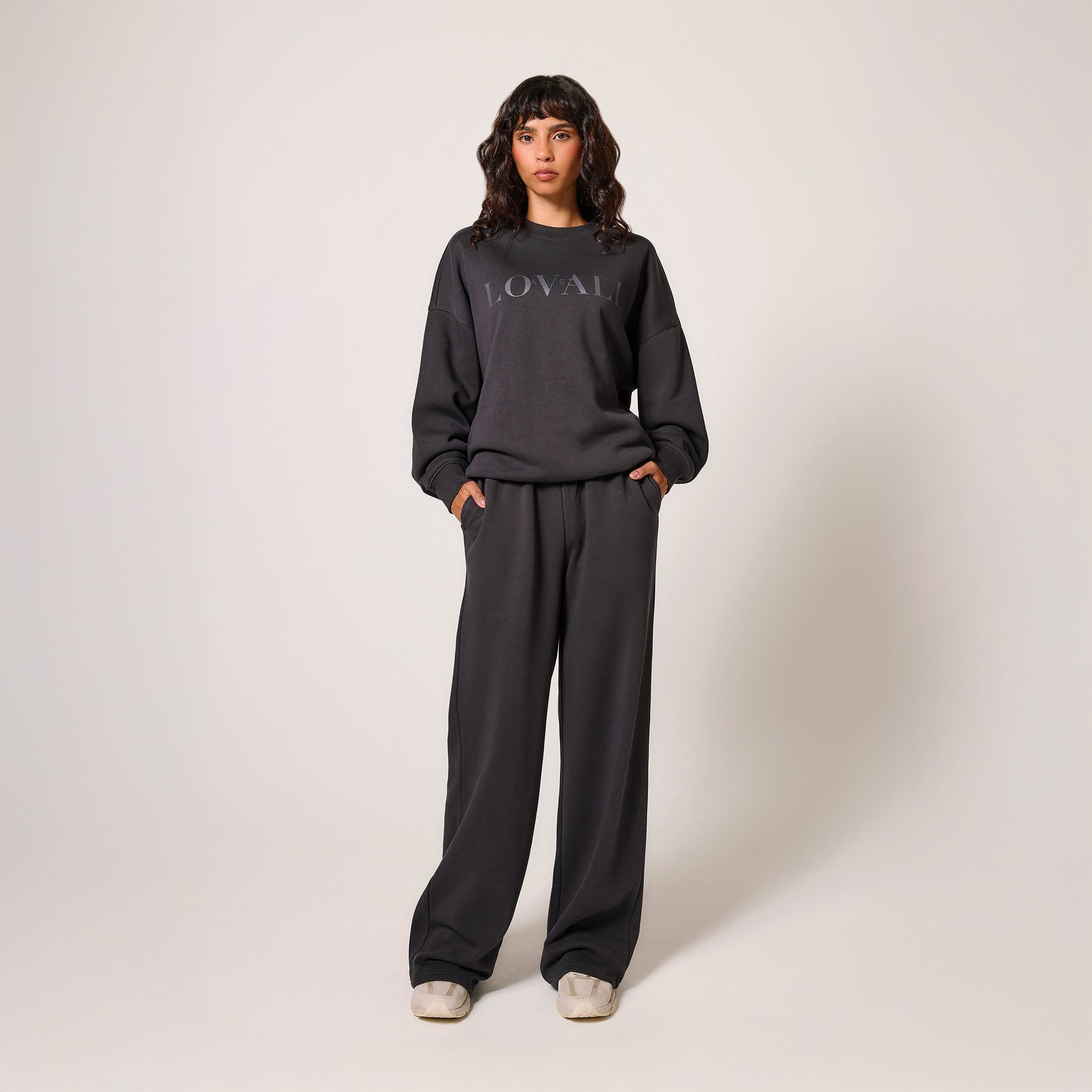 ALL SZN Organic Wide Leg Jogger - Shadow