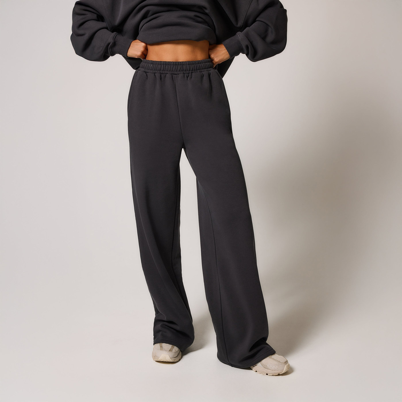 ALL SZN Organic Wide Leg Jogger - Shadow