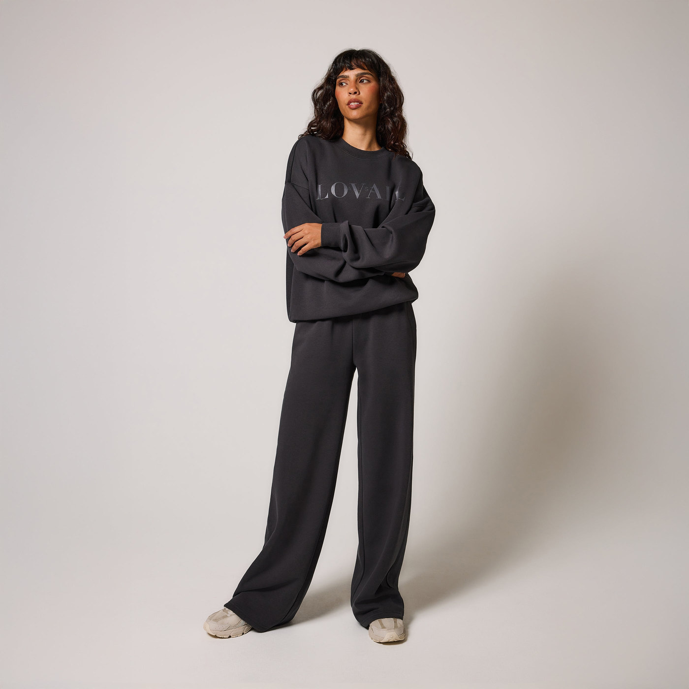 ALL SZN Organic Wide Leg Jogger - Shadow