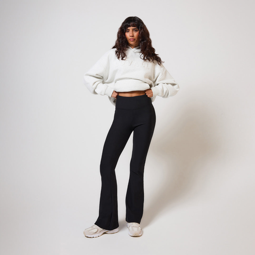 Curve Winter Flare Leggings - Black