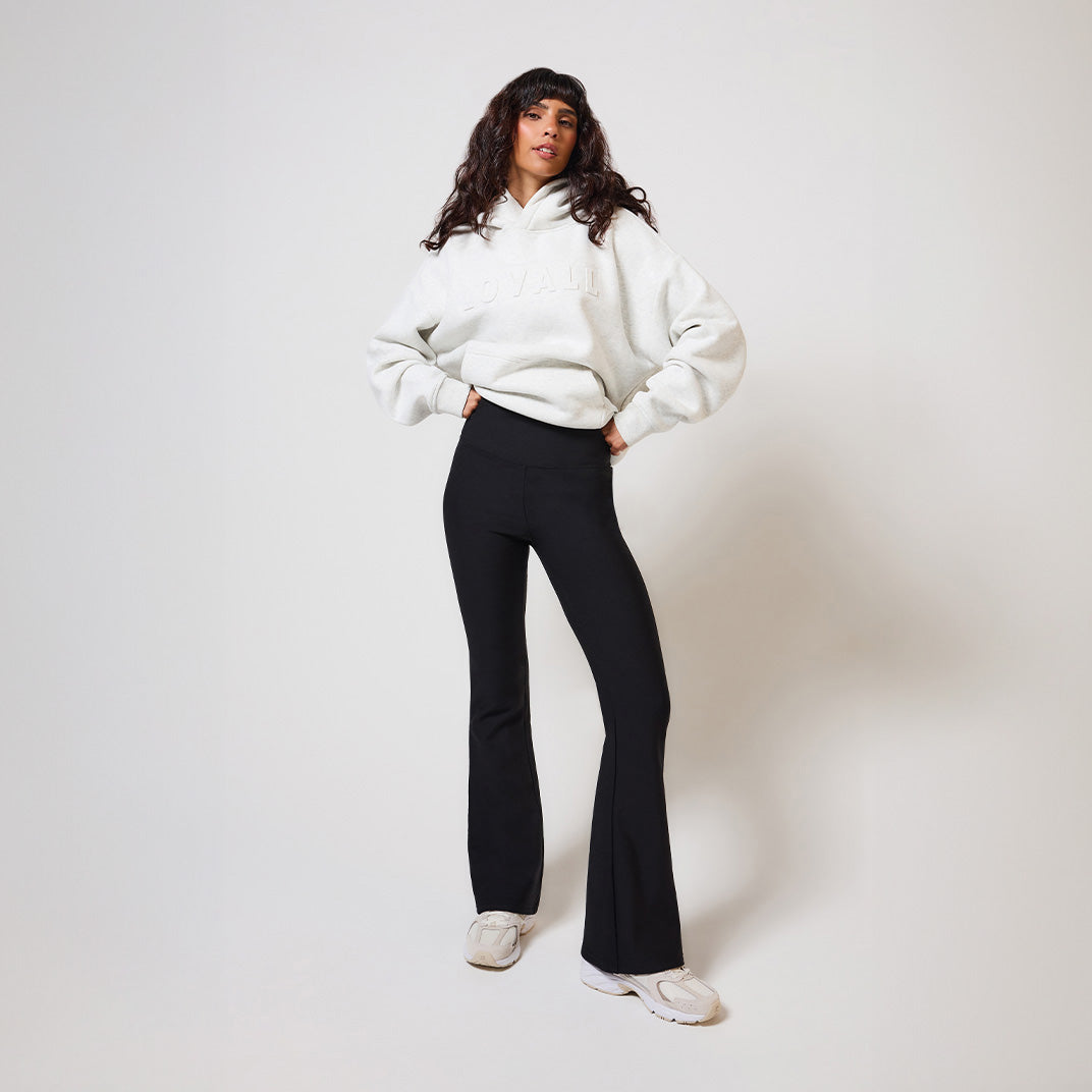 Curve Winter Flare Leggings - Black
