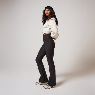 Winter Flare Leggings - Black Coffee