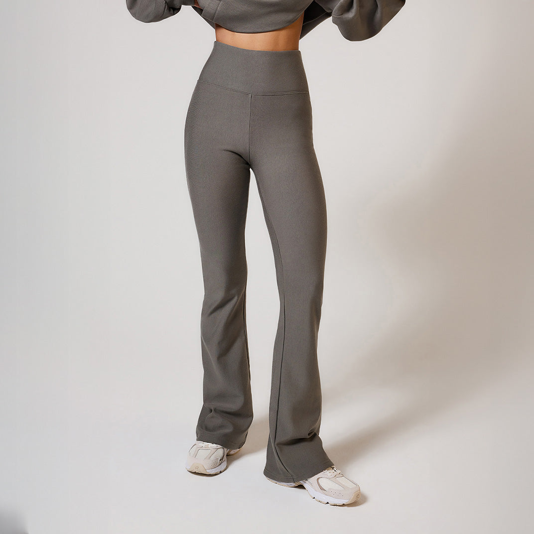 Curve Winter Flare Leggings - Slate Green