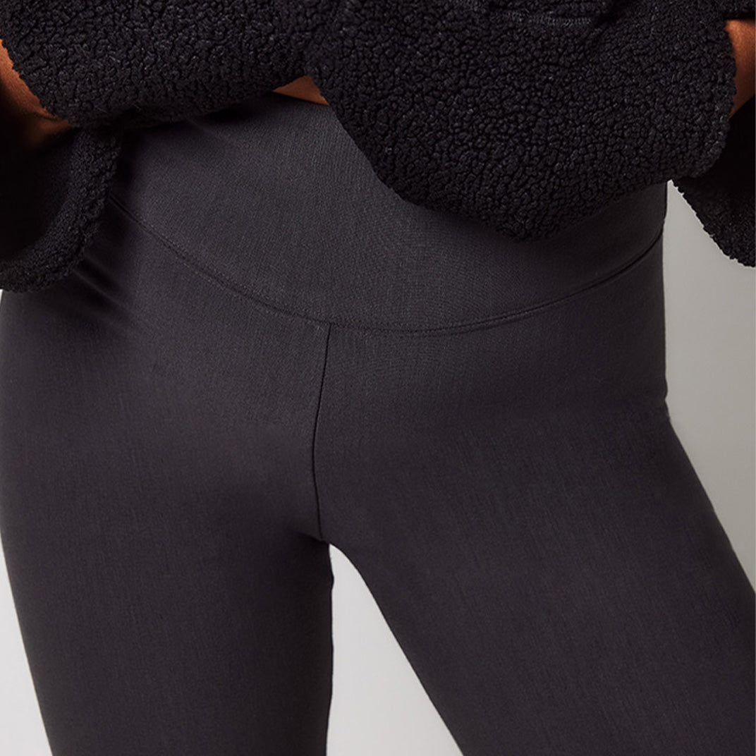 Winter Everyday High Waisted Leggings - Dark Grey