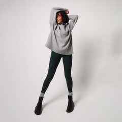 Winter Everyday High Waisted Leggings - Deep Forest