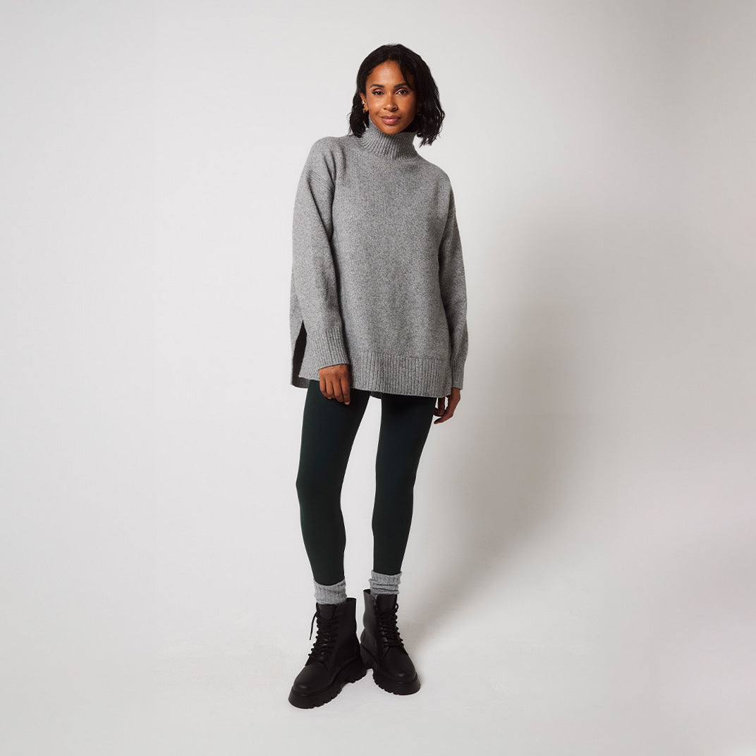 Curve Winter Everyday High Waisted Leggings - Deep Forest