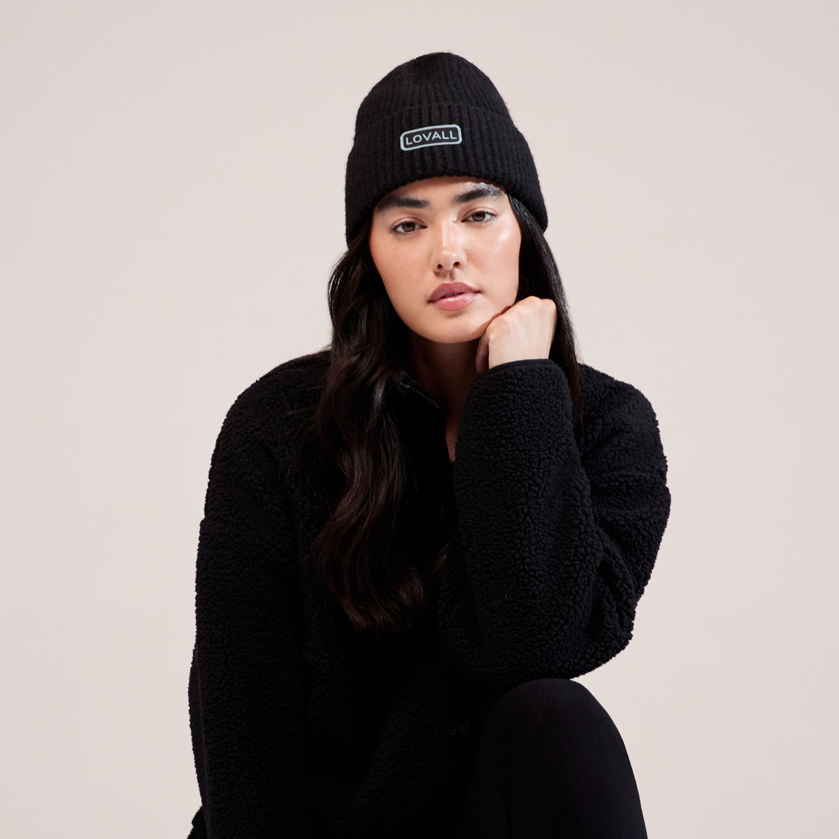 Knitted Hat - Black