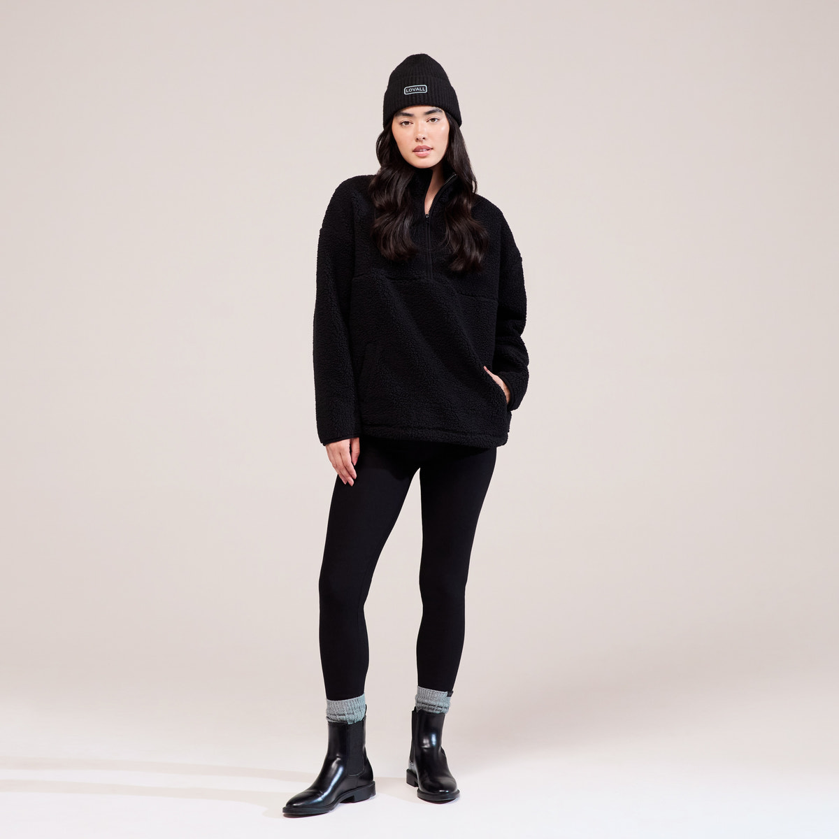 Knitted Hat - Black