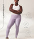 Lightweight Everyday High Waisted Leggings - Mauve