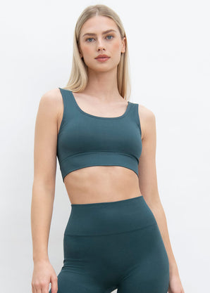 Ultimate Seamless Bralette - Teal Blue