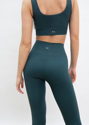 Ultimate High Waisted Seamless Leggings - Teal Blue