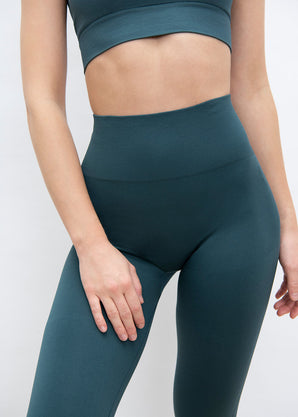 Ultimate High Waisted Seamless Leggings - Teal Blue