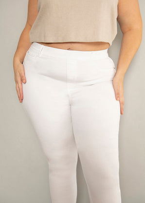 Curve Ultimate Ankle Grazer Jeggings - White