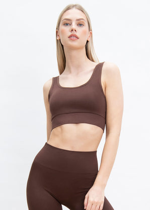 Ultimate Seamless Bralette - Chocolate Brown