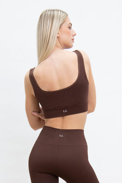 Ultimate Seamless Bralette - Chocolate Brown