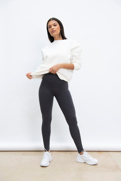 Everyday High Waisted Leggings - Odyssey Grey