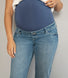 Maternity Straight Jeans - Mid Blue