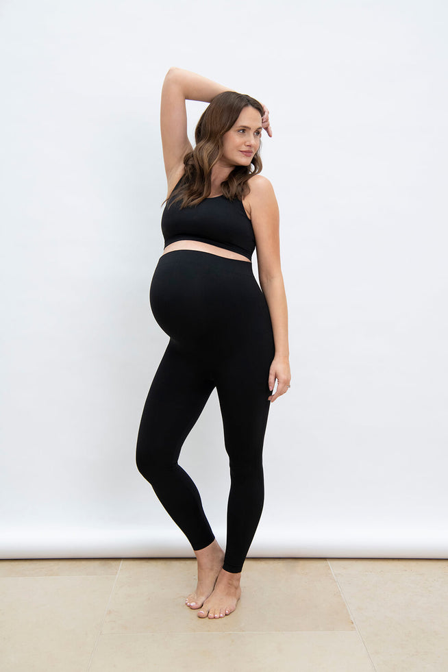 Ultimate Seamless Maternity Leggings - Black