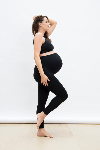 Ultimate Seamless Maternity Leggings - Black