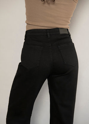 Straight Jeans - Black