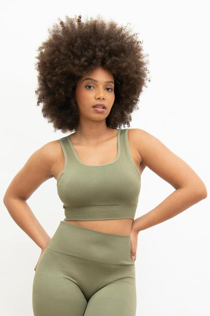 Ultimate Seamless Bralette - Sage Green