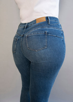 Curve Lift & Shape Jeans - Mid Blue