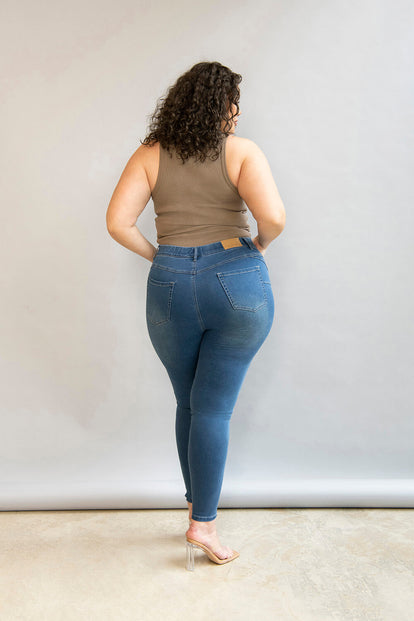 Curve Ultimate Jeggings - Mid Blue