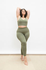 Ultimate High Waisted Seamless Leggings - Sage Green
