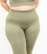 Curve Ultimate High Waisted Seamless Leggings - Sage Green