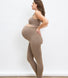 Ultimate Seamless Maternity Leggings - Oatmeal Beige