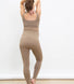 Ultimate Seamless Maternity Leggings - Oatmeal Beige