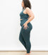 Curve Ultimate High Waisted Seamless Leggings - Teal Blue