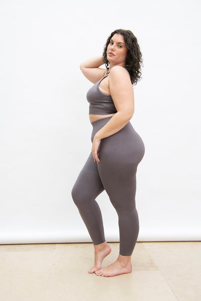 Curve Ultimate High Waisted Seamless Leggings - Deep Mauve