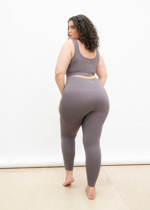 Curve Ultimate High Waisted Seamless Leggings - Deep Mauve