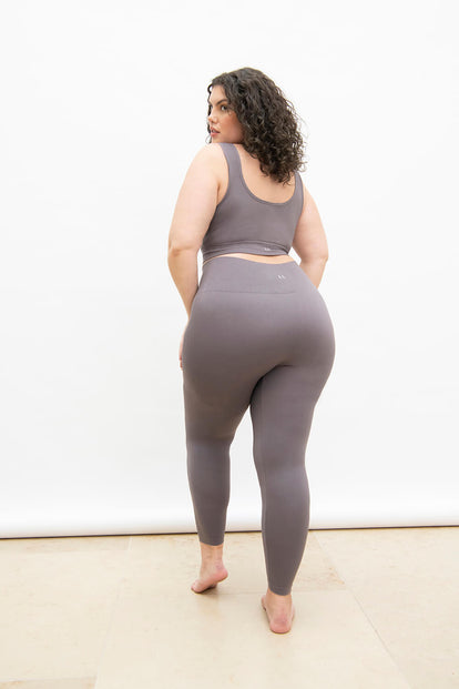 Curve Ultimate High Waisted Seamless Leggings - Deep Mauve